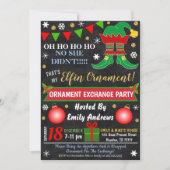 Uitnodiging voor de uitwisseling van kerstversieri (Voorkant)