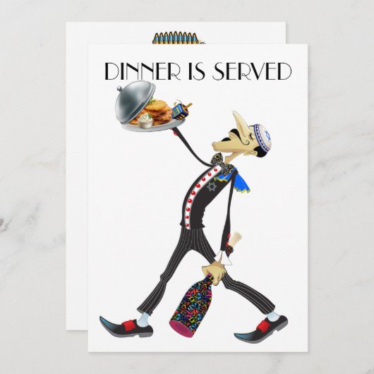 Uitnodiging voor de Unique Gathering Waiter Series (Voorkant / Achterkant)