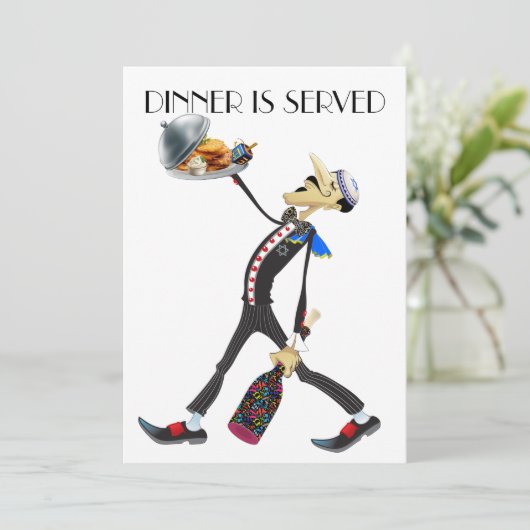 Uitnodiging voor de Unique Gathering Waiter Series (Staand voorkant)