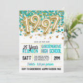 Uitnodiging voor de universiteitsreünie van 1997 (Staand voorkant)