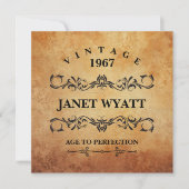 uitnodiging voor de verjaardag van de 20e verjaar (Voorkant)