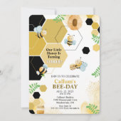 Uitnodiging voor de verjaardag van de bijendag (Voorkant)