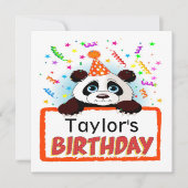 Uitnodiging voor de verjaardag van de schattige pa (Voorkant)