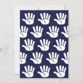 Uitnodiging voor de verjaardag van Hi Vijf Retro S (Achterkant)