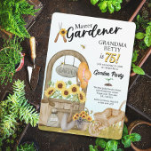 Uitnodiging voor de verjaardag van Master Gardener