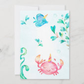 Uitnodiging voor de verjaardag van Mermicorn en Dr (Achterkant)