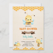 Uitnodiging voor de verjaardagsdag van bijen (Voorkant)