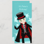 Uitnodiging voor de verjaardagsfeestdag van het ki (Voorkant / Achterkant)