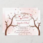 Uitnodiging voor de "Verliefd Worden"-Shower (Voorkant / Achterkant)