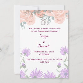 Uitnodiging voor de verloving