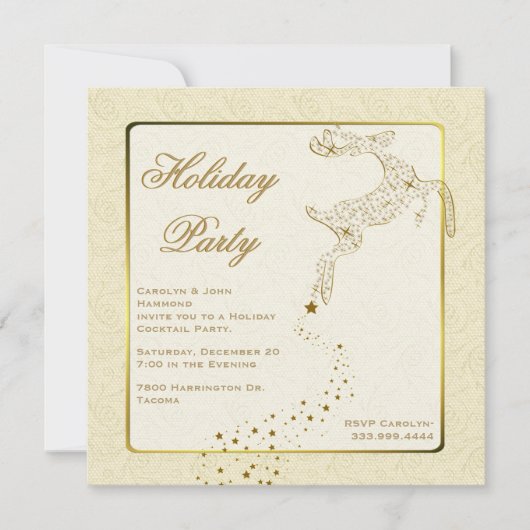 Uitnodiging voor de vierde en de goudfeestdag (Voorkant)