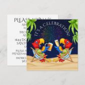 UITNODIGING VOOR DE VIERING (Voorkant / Achterkant)