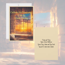 Uitnodiging voor de viering van de Paasopstanding