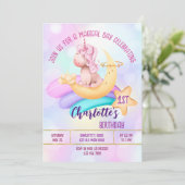 Uitnodiging voor de viering van een oranjestalige (Staand voorkant)