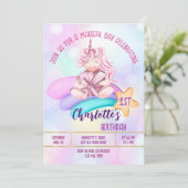 Uitnodiging voor de viering van een oranjestalige (Staand voorkant)