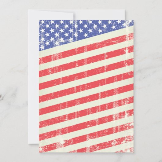 Uitnodiging voor de viering van Independence Day.  (Achterkant)