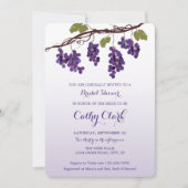 Uitnodiging voor de Vineyard Bridal Shower (Voorkant)