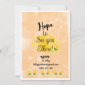 Uitnodiging voor de voorjaarslunch (Achterkant)