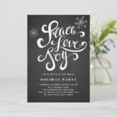 Uitnodiging voor de Vrede, Liefde en Vrede Rustic  (Staand voorkant)