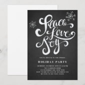 Uitnodiging voor de Vrede, Liefde en Vrede Rustic  (Voorkant / Achterkant)