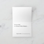 Uitnodiging voor de Vrouw binnen Weekend (Binnen)