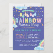 Uitnodiging voor de Waterverf van de regenboogdag (Voorkant)