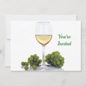 Uitnodiging voor de Wine Bridal Shower (Voorkant)