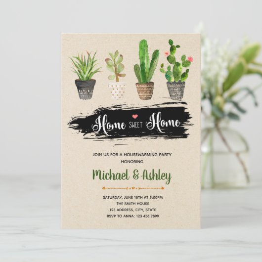 Uitnodiging voor de winnende partij (Staand voorkant)