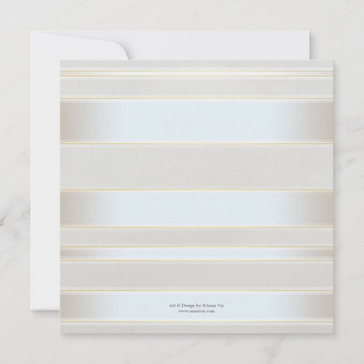 Uitnodiging voor de winterbruiloft van polair Beer (Achterkant)