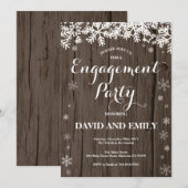 Uitnodiging voor de winterpartij (Voorkant / Achterkant)