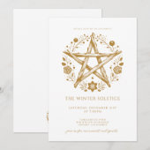 Uitnodiging voor de winterpartij (Voorkant / Achterkant)