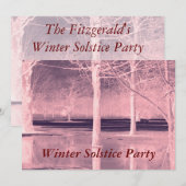 Uitnodiging voor de winterpartij (Voorkant / Achterkant)