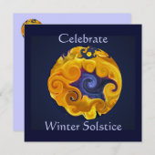 Uitnodiging voor de winterpartij (Voorkant / Achterkant)