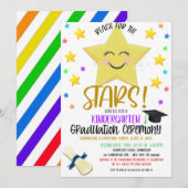 Uitnodiging voor de You're A Star kids diploma-uit (Voorkant / Achterkant)