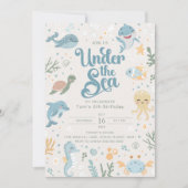 Uitnodiging voor de zesde verjaardag van Ocean The (Voorkant)