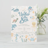 Uitnodiging voor de zesde verjaardag van Ocean The (Staand voorkant)
