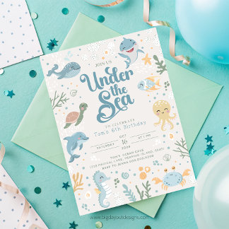 Uitnodiging voor de zesde verjaardag van Ocean The