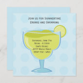 Uitnodiging voor de zomerpartij (Voorkant / Achterkant)