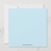 Uitnodiging voor de zomerpartij (Achterkant)