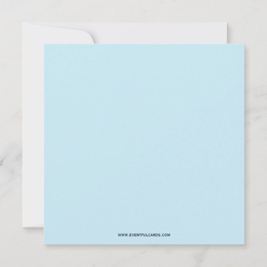 Uitnodiging voor de zomerpartij (Achterkant)