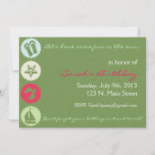 Uitnodiging voor de zomerpartij (Voorkant)