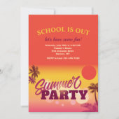 Uitnodiging voor de zomerpartij (Voorkant)