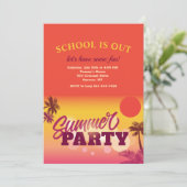 Uitnodiging voor de zomerpartij (Staand voorkant)