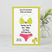 Uitnodiging voor de zomerpartij (Staand voorkant)