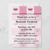 Uitnodiging voor de zomerpicknick (Voorkant)