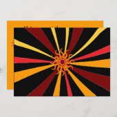 Uitnodiging voor de zomerse partij (Voorkant / Achterkant)