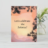 Uitnodiging voor de zomerse partij (Staand voorkant)