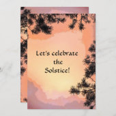 Uitnodiging voor de zomerse partij (Voorkant / Achterkant)