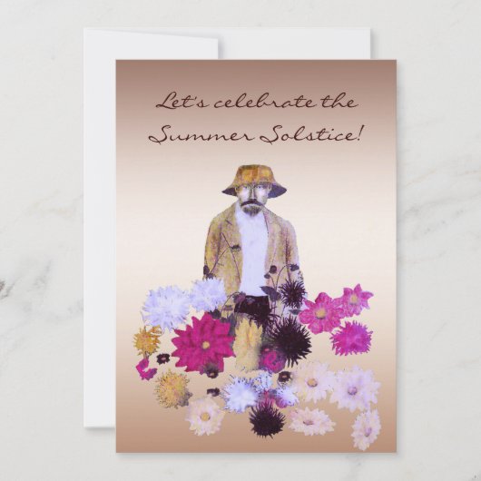 Uitnodiging voor de zomerse partij (Voorkant)