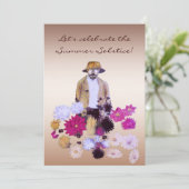 Uitnodiging voor de zomerse partij (Staand voorkant)